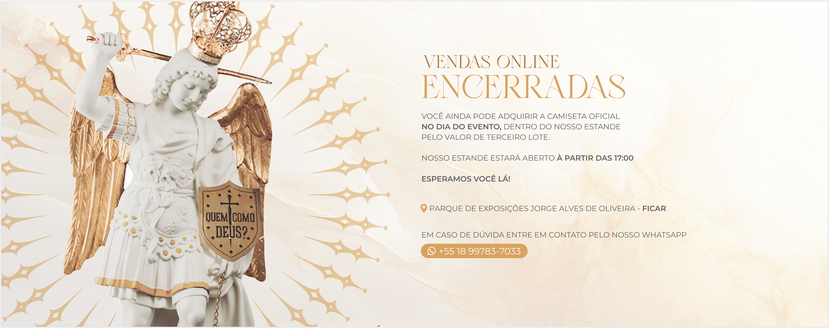 Vendas Online Encerradas - Shuris