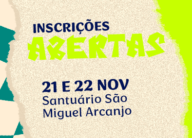 Inscrições abertas JDJ 2K26 - 21 e 22 de novembro no Santuário São Miguel Arcanjo